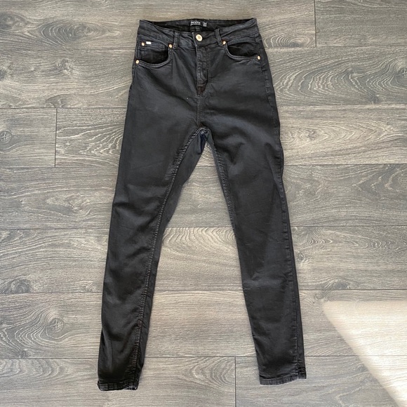 Black High Waisted Skinny Jeans - Picture 1 of 1